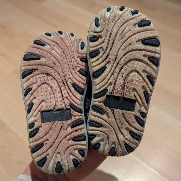 Enchanting Unicorn Velcro Sandals - Pink and Blue, Size 7, Gently Worn - Picture 4 of 4